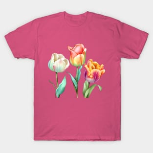 Tulip flowers bouquet T-Shirt